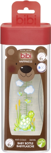 BIBI Zuigfles Happiness Play With Us 260ml | Zuigflessen