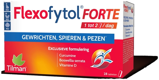 Flexofytol Forte Gewrichten Spieren Pezen Kurkuma 28 Tabletten | Onze Bestsellers