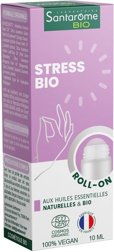 Santarome Roll-On Stress Bio 10ml | Détente - Antistress