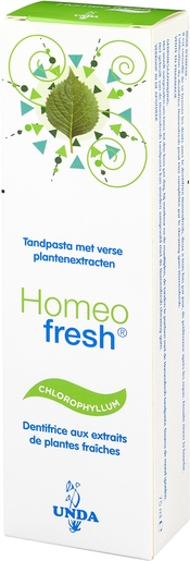 Homeofresh Bio-tandpasta met chlorofyl 75ml | Bioproducten