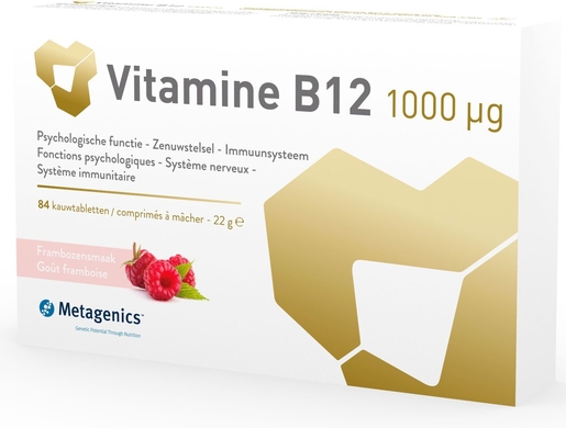 Vitamine B12 1000ui 84 Kauwtabletten | Stress - Ontspanning