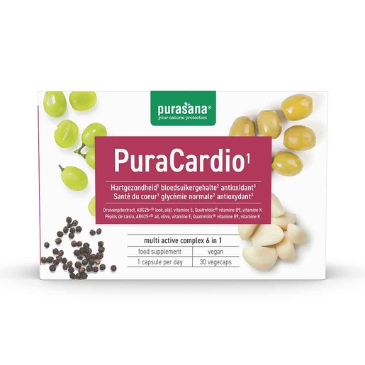 Purasana PuraCardio 30 Capsules | Antioxidanten