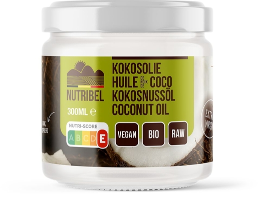 Nutribel Kokosolie Extra Vierge Bio 300 ml | Voor diabetici