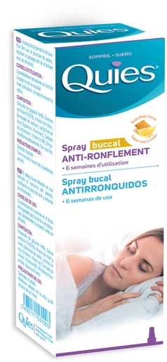 Quies Spray Buccal Anti Ronflement Miel-citron70ml | Miel