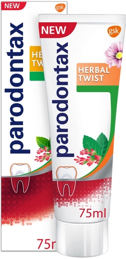 Parodontax Tandpasta Herbal Twist Gember-Munt 75 ml | Tandpasta's - Tandhygiëne