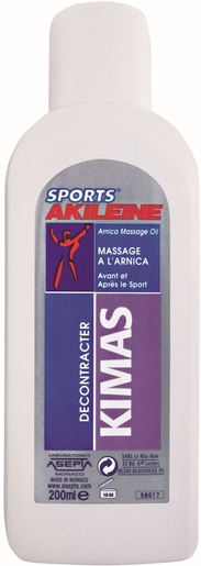Akileine Sport KIMAS Huile 200ml | Massage