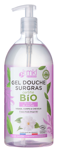 MKL Gel Douche Surgras Bio Fleur Blanche 1L | Nos Best-sellers