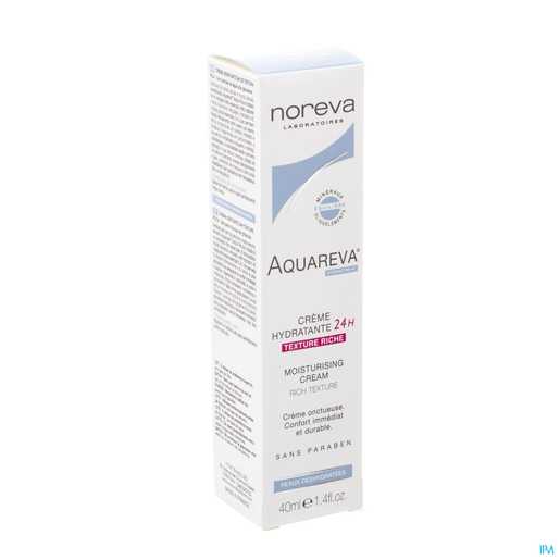 Aquareva Creme Hydra 24h Texture Richetube 40ml | Hydratation - Nutrition