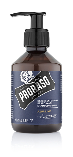 Proraso Azur &amp; Lime Baardshampoo 200 ml | Reinigingsgels