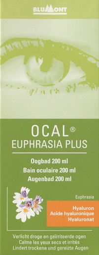 Ocal Euphrasia Plus Bain Oculaire 200ml | Soins et bains oculaires
