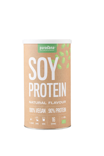 Purasana Organic Vegan Protein Bio Soy (natural) 400g | Super Food