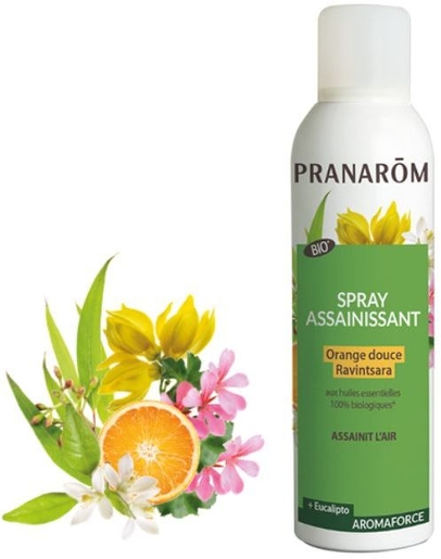 Pranarôm Aromaforce Bio Zuiverende Spray Zoete Sinaasappel Ravintsara 150 ml | Onze Bestsellers