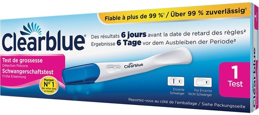 Test de Grossesse Clearblue Détection Précoce | Tests de grossesse 