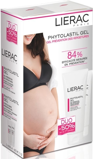 Lierac Phytolastil Gel Prévention Vergétures Duo 2x200ml (2ème produit à -50%) | Crèmes et huiles vergetures grossesse