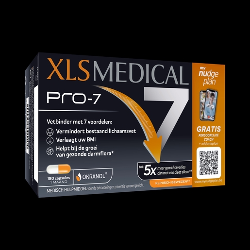 XLS Medical Pro-7 Gewichtsverlies 180 zachte capsules | Vetverbranders