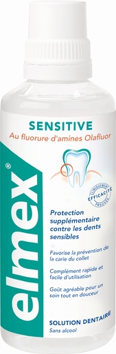 Elmex Sensitive Eau Dentaire 400ml | Bains de bouche