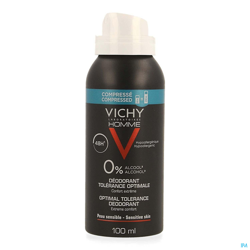 Vichy Men Deodorant Optimale Tolerantie 48 u 100 ml | Klassieke deodoranten