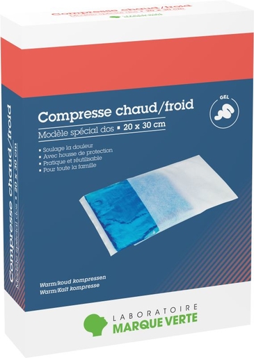Marque Verte Compresse Chaud-Froid 20x30cm | Thérapie Chaud Froid