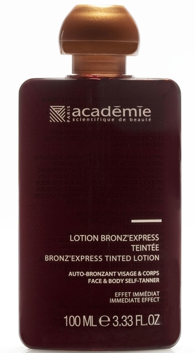 Academie Getinte zelfbruinende lotion BronzExpress 100ml | Zelfbruiners