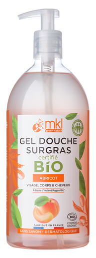 MKL Gel Douche Surgras Bio Abricot 1L | Nos Best-sellers