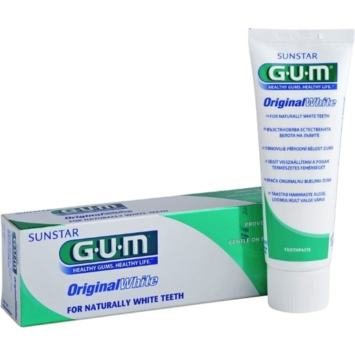GUM Dentifrice Original White 75ml | Dentifrice - Hygiène dentaire