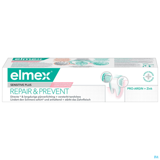 Elmex Sensitive Tandpasta Plus Herstellend En Preventief | Tandpasta's - Tandhygiëne