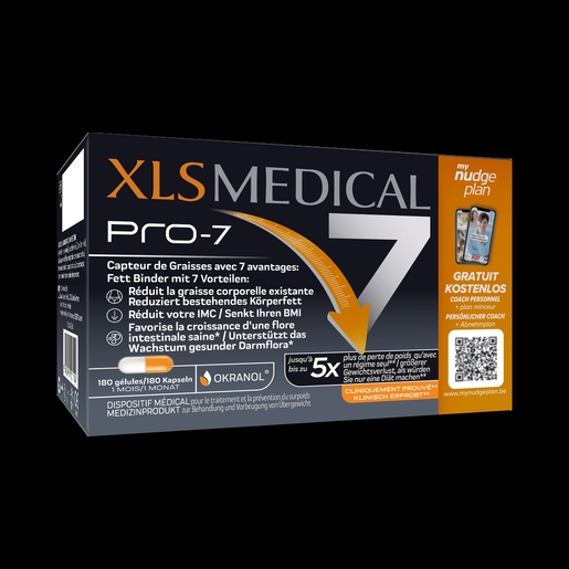 XLS Medical Pro-7 Perte De Poids 180 gélules | Brûleurs de graisse