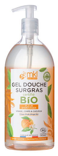 MKL Gel Douche Surgras Bio Fleur d&#039;Oranger 1L | Nos Best-sellers