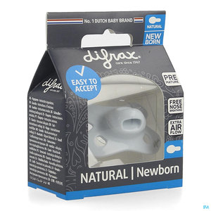 Diffrax Sucette Natural Newborn Pure Ice