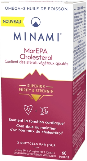 Minami MorEPA Cholesterol 60 Capsules | Cholesterol