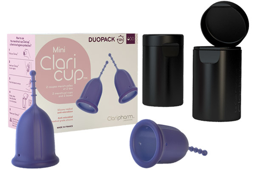 Claricup Menstruatiecup Maat 0 Duo Pack | Tampons - Inlegkruisjes