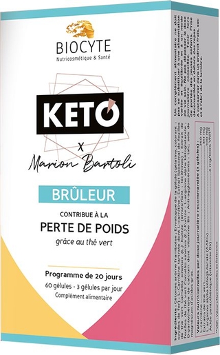 Biocyte Keto Vetverbrander 60 Capsules | Uw afslankingsproducten aan de laagste prijs