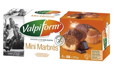 Valpi Mini Cake Marbre Choco S/gluten6x30g 4020 | Sans gluten