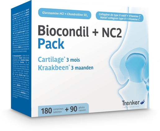 Biocondil NC2 180 Comprimés et 90 Gélules | Articulations - Arthrose