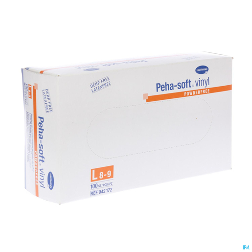 Peha Soft Gants Vinyl Sans Poudre L 100 Pièces | Hygiène