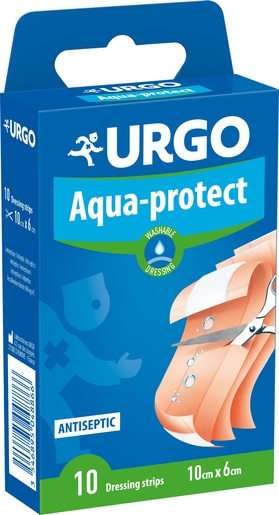 URGO Aqua Protect 10 Pansements 10x6cm | Pansements - Sparadraps - Bandes
