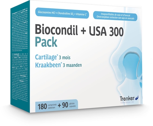 Biocondil USA 300 Pack 180 Comprimés et 90 Gélules | Articulations - Arthrose