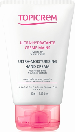 Topicrem Ultra-Hydratant Crème Mains 50ml | Mains Hydratation et Beauté