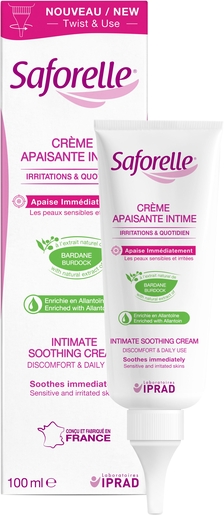 Saforelle Crème Apaisante Hydratante Intime 100ml