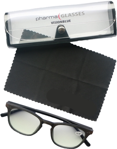 Pharmaglasses Visionblue Pc02 Leesbril +2.00 Brown | Brillen
