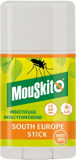 Mouskito South Europe Stick 40 ml | Antimuggen - Insecten - Insectenwerend middel 