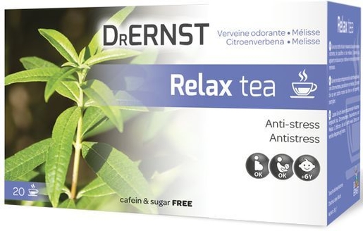 Dr Ernst Relax Tea 20 Zakjes | Ontspanning - Antistress