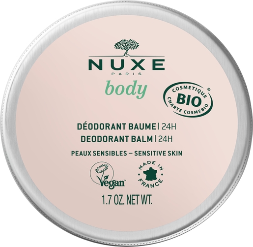 Nuxe Body Vaste Deodorant 24 uur Gevoelige Huid 50 g | Klassieke deodoranten