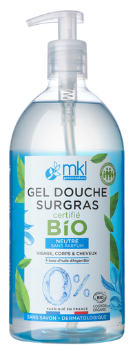 MKL Gel Douche Surgras Bio Neutre 0% 1L | Nos Best-sellers