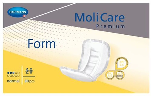 MoliCare Premium Form Normal Eén Maat 30 Inlegverbanden | Anatomische Inleggers
