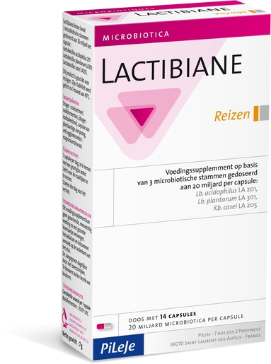 Lactibiane Voyage 14 Capsules x575mg | Probiotica - Prebiotica