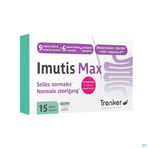 Imutis Max 15 Capsules | Probiotica - Prebiotica