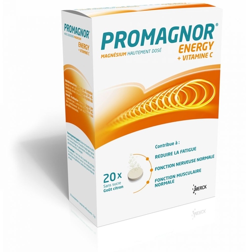 Promagnor Energy 20 Comprimés Effervescents | Fatigue - Convalescence