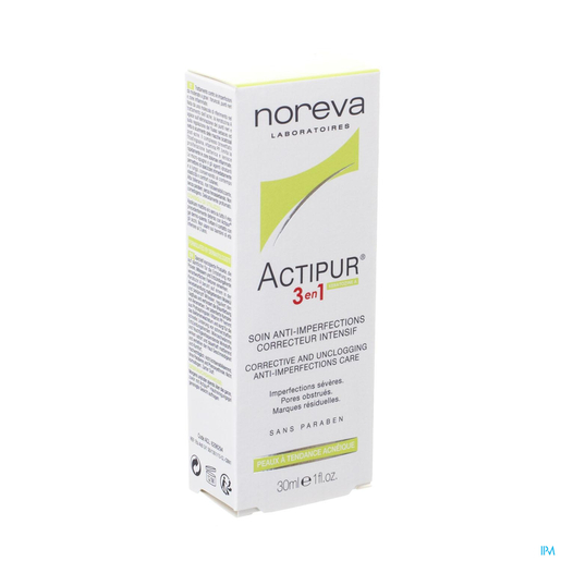 Actipur 3en1 Soin A/imperf. Correct. Intens. 30ml | Acné - Imperfections