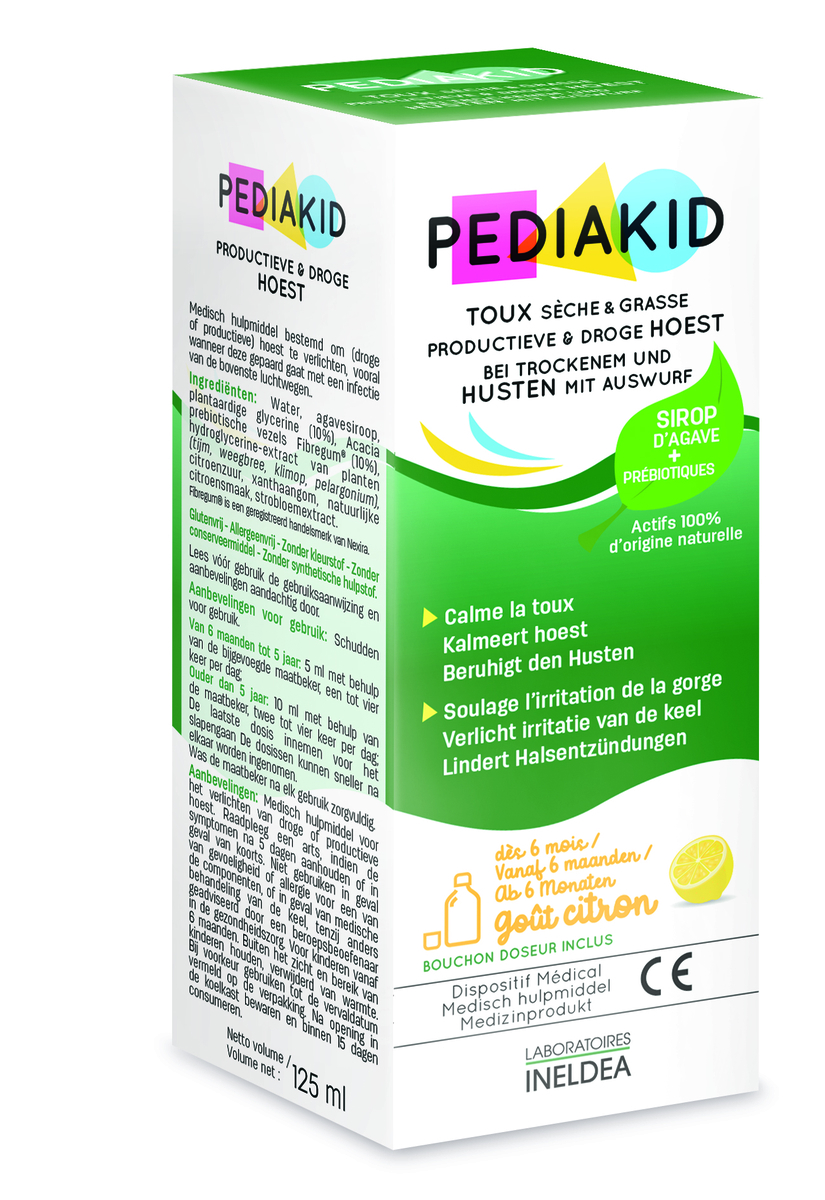 PEDIAKID Toux sèche et grasse sirop 125 ml - Pharma-Médicaments.com